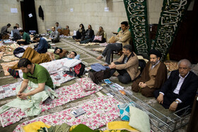 مراسم معنوی اعتکاف در دانشگاه تهران