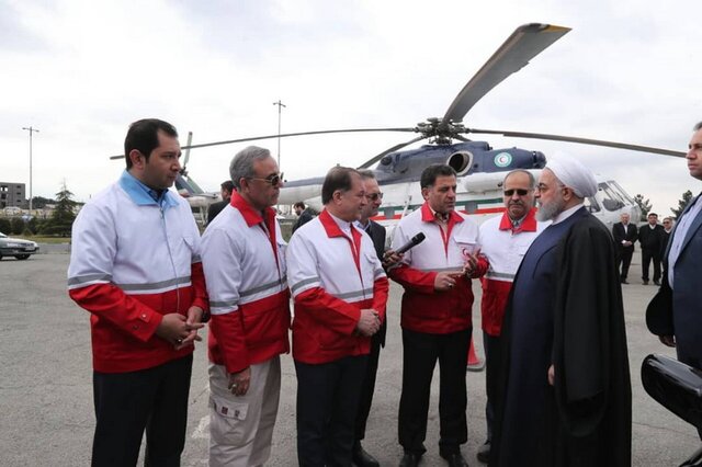 بازدید سرزده رییس‌جمهور از ایستگاه سلامت اورژانس در بزرگراه تهران-کرج