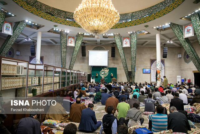 برگزاری مراسم اعتکاف دانشجویی در مسجد دانشگاه تهران