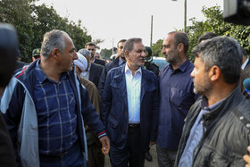 بازدید معاون اول رییس جمهور از مناطق سیل زده استان مازندران