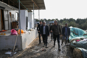 بازدید معاون اول رییس جمهور از مناطق سیل زده استان مازندران