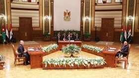 دیدار سه‌جانبه سران مصر، اردن و عراق در قاهره