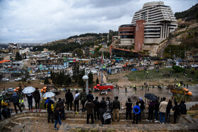 جاری شدن سیل در شیراز