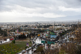 جاری شدن سیل در شیراز