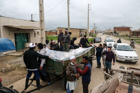 امداد رسانی به روستاهای سقریقلی، سلاق یلقی، آق زیبر، چن سبلی و قانقرمه در هشتمین روز سیل در استان گلستان