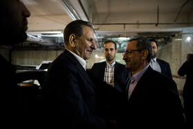 حضور اسحاق جهانگیری، معاون اول رییس جمهور در جلسه ستاد مدیریت بحران استان تهران