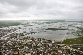 نهمین روز سیل در استان گلستان - منطقه گمیشان