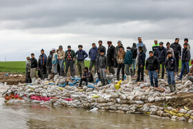 نهمین روز سیل در استان گلستان - منطقه گمیشان
