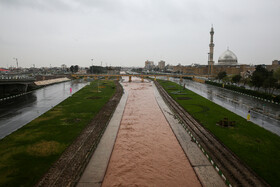 آب گرفتگی و سیلاب در قم ، یاسوج ، البرز و جهرم