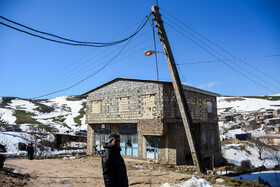 خسارت رانش زمین به ۱۲۰ خانه روستای حسین آباد کالپوش شهرستان میامی - سمنان