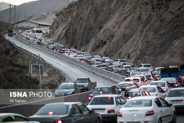 پیش‌بینی ساعات پرترافیک جاده‌ها تا ۱۳ فروردین