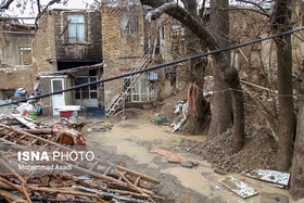 خسارت باران در شهرستان‌های ماه‌نشان و ابهر