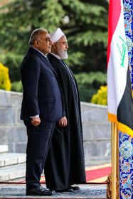 استقبال رسمی حسن روحانی، رییس جمهور از عادل عبدالمهدی، نخست وزیر عراق