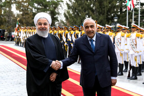 استقبال رسمی حسن روحانی، رییس جمهور از عادل عبدالمهدی، نخست وزیر عراق