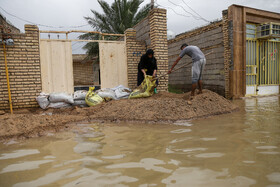 ورود مدیریت بحران تهران برای تخلیه سیلاب از منازل دشت آزادگان