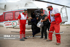 خدمات‌رسانی تیم‌های سحر هلال احمر ۵ استان در خوزستان