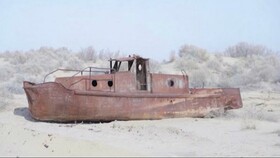 ۹۰ درصد دریاچه آرالِ ازبکستان خشک شده است