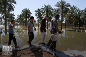 ویدئو / آبگرفتگی در «کوت سیدصالح» خوزستان