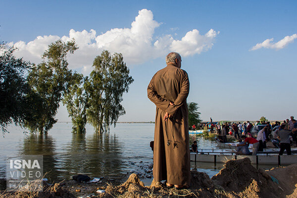 ویدئو / سیل و آبگرفتگی در اطراف سوسنگرد