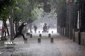 بارش باران در ۷ استان کشور