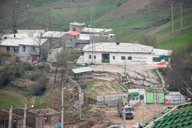 پیشروی رانش زمین در روستای حسین آباد کالپوش میامی - سمنان