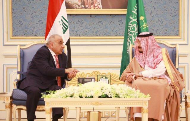 ابراز امیدواری ملک سلمان نسبت به ارتقای سطح روابط با عراق/ امضای ۱۳ توافقنامه همکاری در ریاض