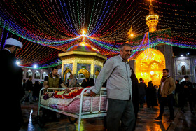 جشن نیمه شعبان در حرم امام رضا(ع)