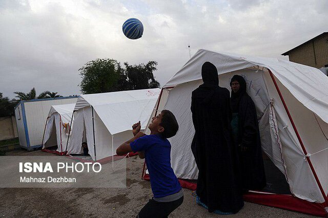 تعداد اردوگاه‌های سیل‌زدگان خوزستان به ۴۲ اردوگاه کاهش یافت