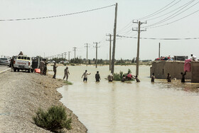 خسارت سیل و امدادرسانی به سیل زدگان  سه روستای داشک، علی رمرودی و آبیل در استان سیستان و بلوچستان