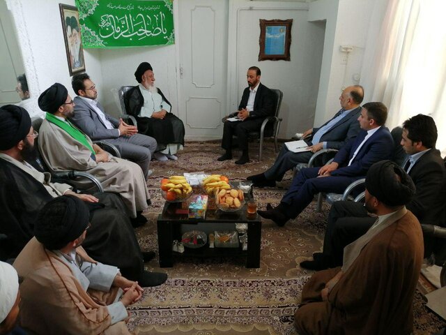 دیدار سرپرست سفارت افغانستان با تعدادی از مراجع تقلید و علمای عظام قم