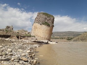 باقی‌مانده‌های پل «کشکان» در خطر ریزش+ فیلم