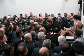 دیدار فرماندهان و مدیران نیروی انتظامی با مقام معظم رهبری