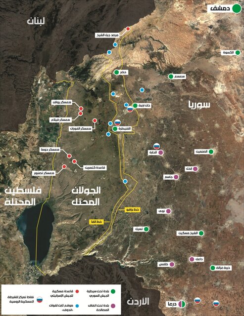 تحولات جنوب سوریه یک سال پس از آزادسازی؛ "امنیت اسرائیل" برای روسیه اولویت است