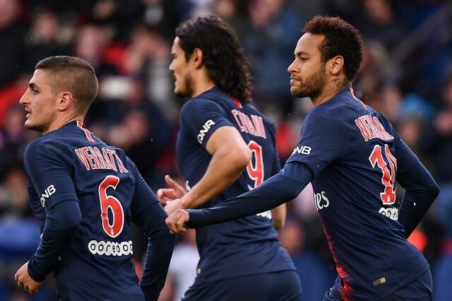 توقف PSG برابر نیس پاریس