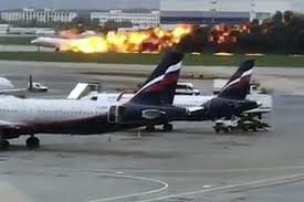 علت آتش گرفتن هواپیمای روسی هنوز مشخص نیست