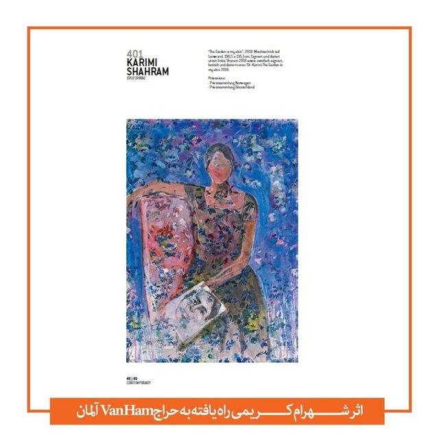 Van Ham To Auction 14 Works From Iranian Artists Isna