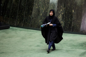 حضور لعیا جنیدی معاون حقوقی رییس‌جمهور در جلسه علنی امروز مجلس شورای اسلامی