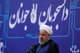 دیدار جمعی از جوانان و دانشجویان با رییس جمهور