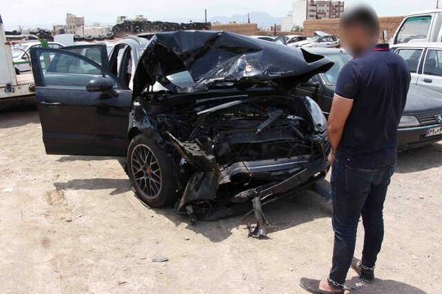 جزییات تصادف خودروی "پورشه" در اصفهان