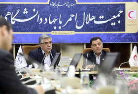 همکاری جهاد دانشگاهی با جمعیت هلال احمر می‌تواند آلام و رنج‌های مردم را کاهش دهد