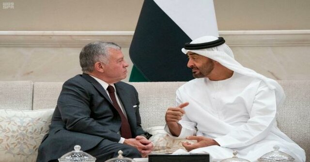 پادشاه اردن و ولیعهد ابوظبی:  امنیت اردن و امارات به هم گره خورده است