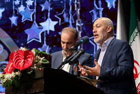 سخنرانی ناصر ابوشریف نماینده جهاد اسلامی در  نوزدهمین دوره آئین تجلیل از ورزشکاران جوانمرد