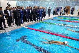 افتتاح مجموعه ورزشی پیامبر اعظم(ص) با حضور علی لاریجانی، رییس مجلس