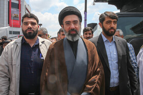 حضور مجتبی خامنه‌ای در راهپیمایی روز جهانی قدس - تهران