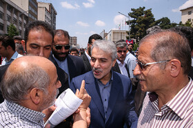حضور محمدباقر نوبخت در راهپیمایی روز قدس - تهران