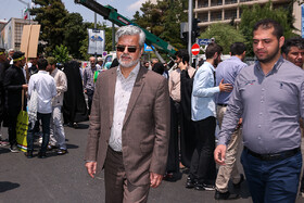 حضور شخصیت ها در راهپیمایی روز قدس - تهران