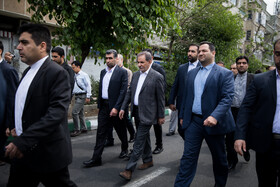 حضور اسحاق جهانگیری در راهپیمایی روز قدس - تهران