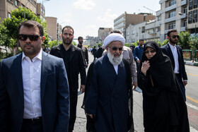 حضور علی فلاحیان در راهپیمایی روز قدس - تهران