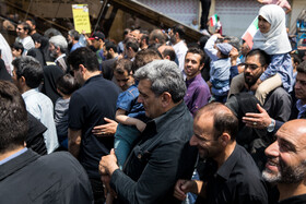 حضور پیروز حناچی در راهپیمایی روز قدس - تهران