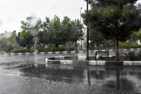 بارش باران در جاده‌های 8 استان